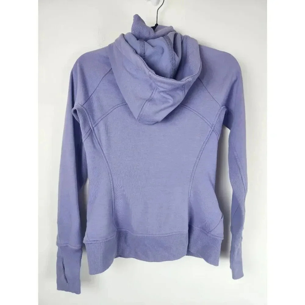 Athleta Triump Hoodie Full Zip Purple Size XS. - Picture 2 of 9